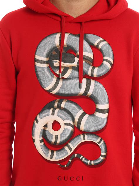 snake-printed sweatshirt gucci knock off hoodie|Gucci hoodie fake.